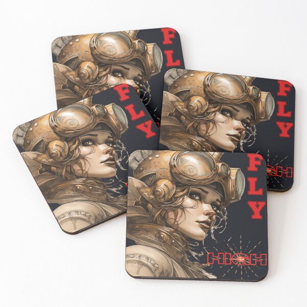 Item preview, Beautiful woman pilot with a flight helmet-fantasy-bold styles-dreamy mood-madness-abstract-detailed-epic designed and sold by Hermossa-Art.