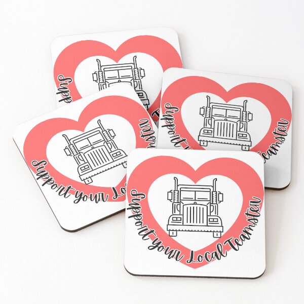 Item preview, Support Your Local Teamster l Red Heart designed and sold by GabbyC03.