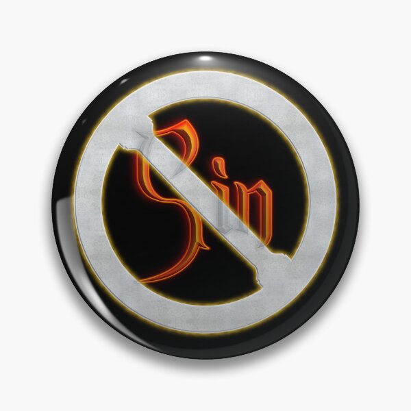 Item preview, Say No to Sin Sign v2 designed and sold by Swabcraft.