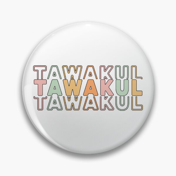 Item preview, Tawakul توكل Trust  Arabic Stacked Word designed and sold by ZamZamDesign.