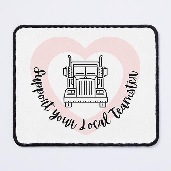 Item preview, Support Your Local Teamster l Pink Heart designed and sold by GabbyC03.