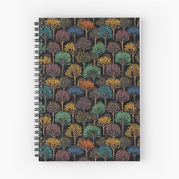 Item preview, Trees on Black Pattern designed and sold by victorsuarez.