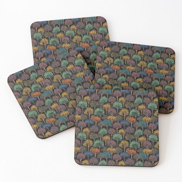 Item preview, Trees on Black Pattern designed and sold by victorsuarez.