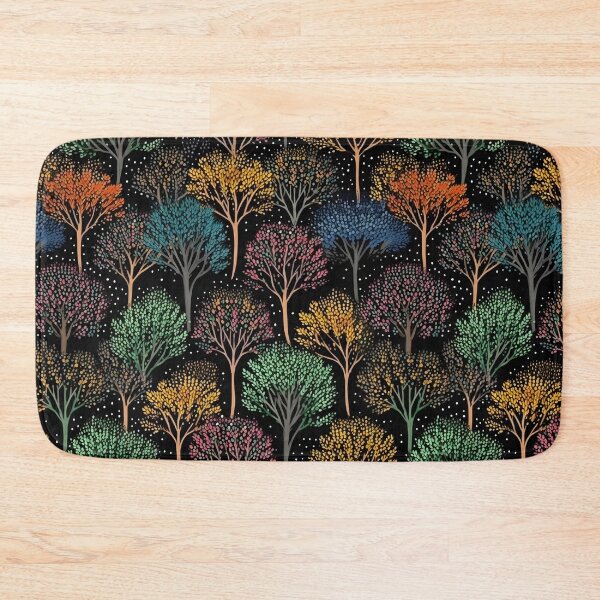 Item preview, Trees on Black Pattern designed and sold by victorsuarez.