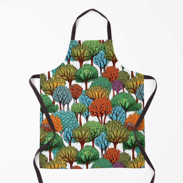Item preview, Field of Trees on Black Pattern designed and sold by victorsuarez.