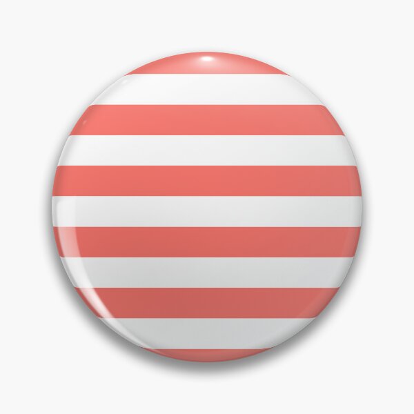 Item preview, Living Coral Horizontal Stripes designed and sold by starrylite.