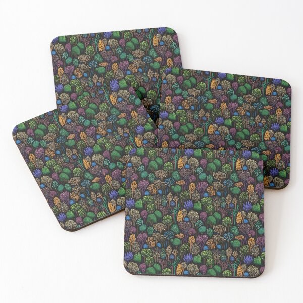 Item preview, The Trees on Black Pattern designed and sold by victorsuarez.