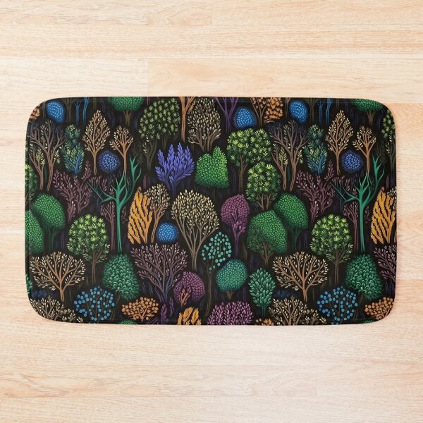 Item preview, The Trees on Black Pattern designed and sold by victorsuarez.