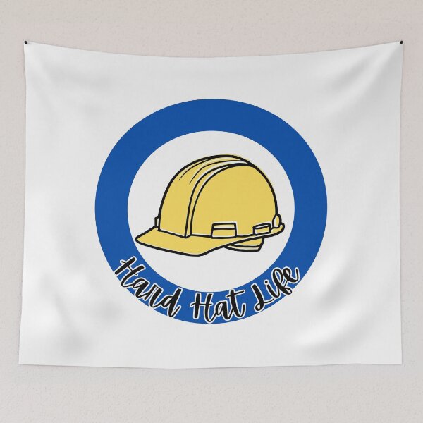 Item preview, Hard Hat Life l Blue designed and sold by GabbyC03.