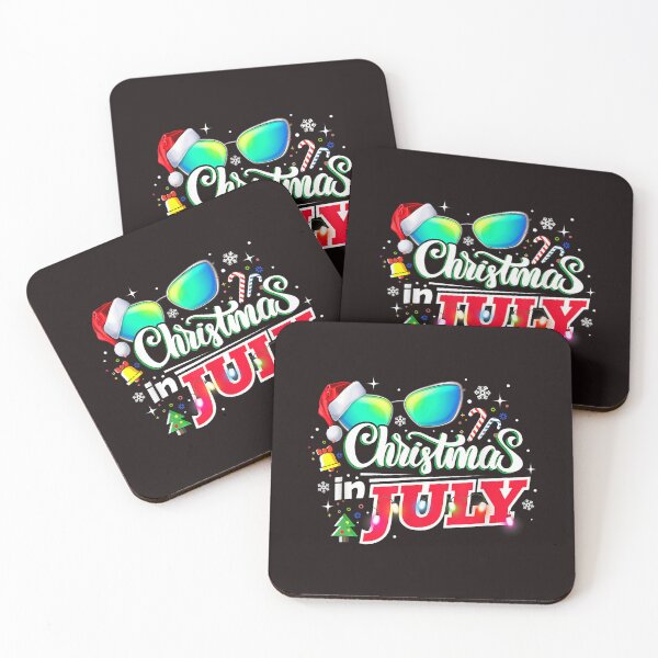 Item preview, Christmas In July Santa Hat Sunglasses Summer Celebration designed and sold by NandiniBose.