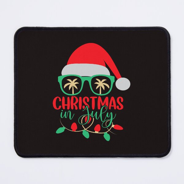Item preview, Christmas In July Santa Hat Sunglasses Summer Celebration designed and sold by NandiniBose.