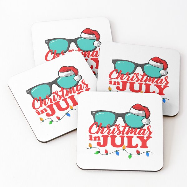 Item preview, Christmas In July Santa Hat Sunglasses Summer Celebration designed and sold by NandiniBose.