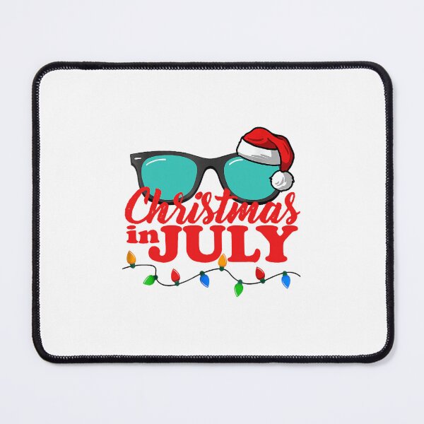 Item preview, Christmas In July Santa Hat Sunglasses Summer Celebration designed and sold by NandiniBose.