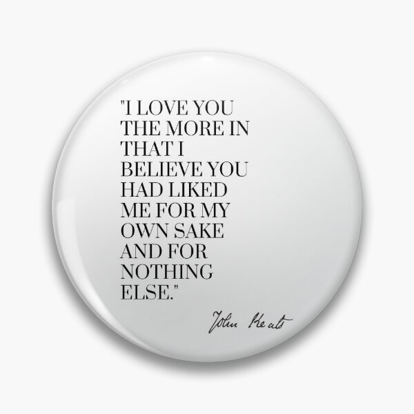 Item preview, John Keats Quote designed and sold by jjr1738.