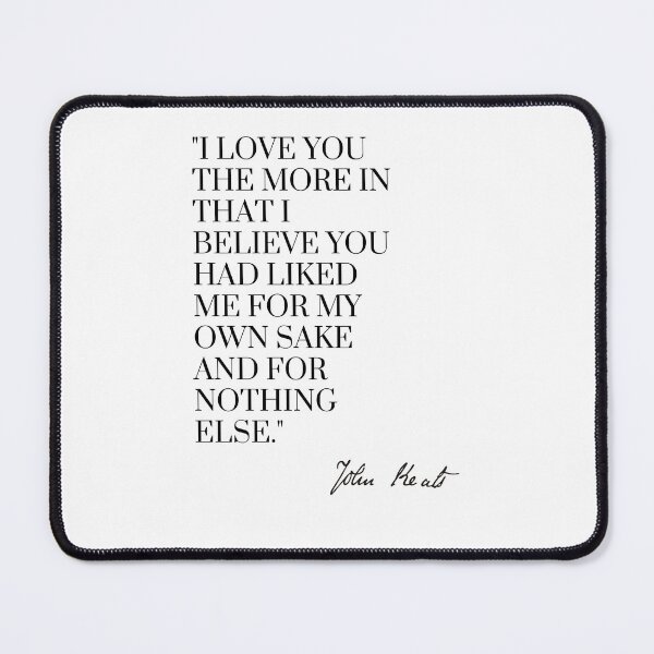 Item preview, John Keats Quote designed and sold by jjr1738.