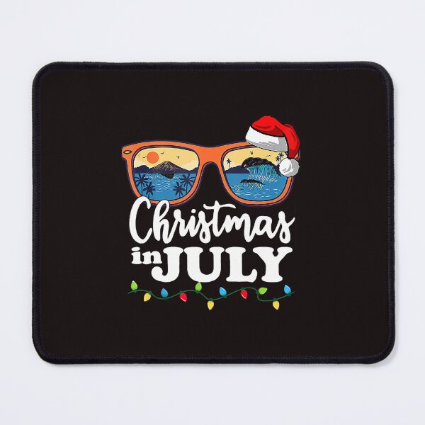 Item preview, Christmas In July Santa Hat Sunglasses Summer Vacation Beach designed and sold by NandiniBose.
