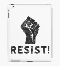Resist Fist with Exclamation Point iPad Case/Skin