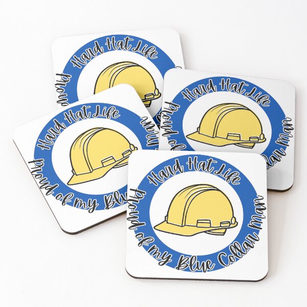 Item preview, Hard Hat Life l Proud of my Blue Collar Man l Blue designed and sold by GabbyC03.