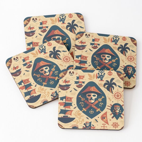Item preview, Cute Pirate pattern designed and sold by Amir Faysal.