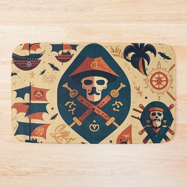 Item preview, Cute Pirate pattern designed and sold by Amir Faysal.