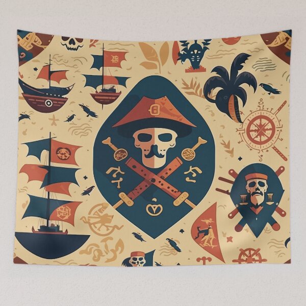 Item preview, Cute Pirate pattern designed and sold by Amir Faysal.