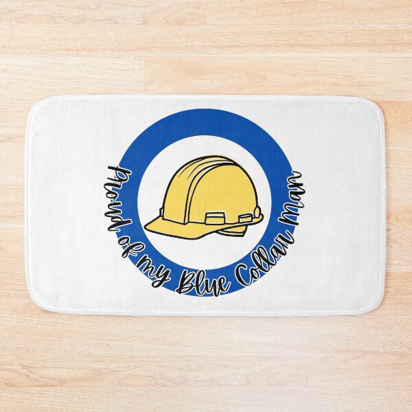 Item preview, Proud of My Blue Collar Man l Blue designed and sold by GabbyC03.