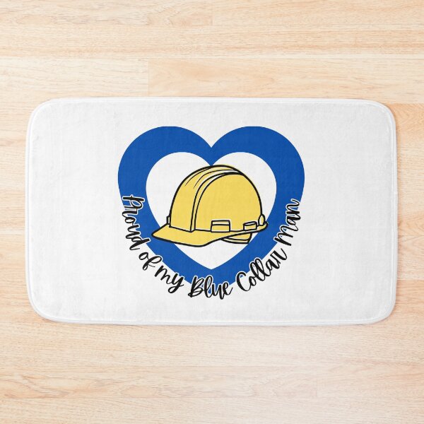 Item preview, Proud Of My Blue Collar Man l Blue Heart designed and sold by GabbyC03.