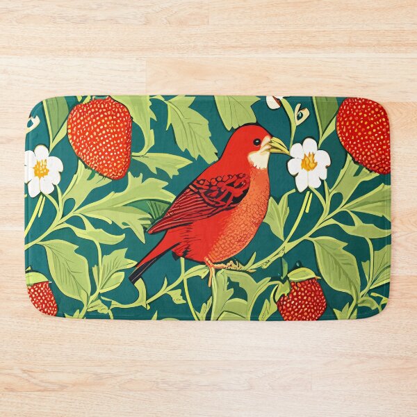 Item preview, The Stolen Berries  Inspired By William Morris Strawberry Thief designed and sold by Tamas Das.