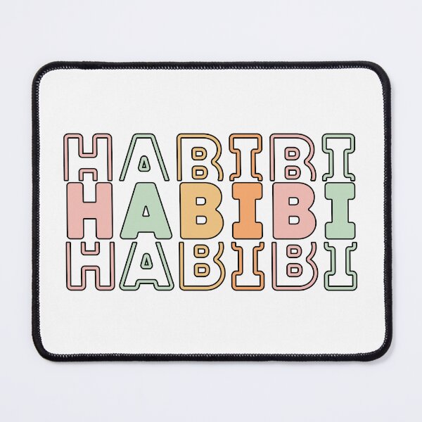 Item preview, Habibi My Beloved حبيبي Love Arabic Stacked Word designed and sold by ZamZamDesign.