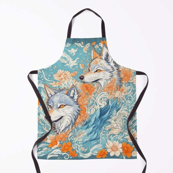 Item preview, Mystical Wolf: A Vibrant Sticker Illustration of a Majestic Creature designed and sold by RedArtG09.