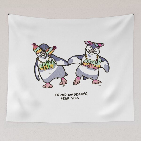 Item preview, Chin N Strap penguin waddles designed and sold by Deathoftheself.