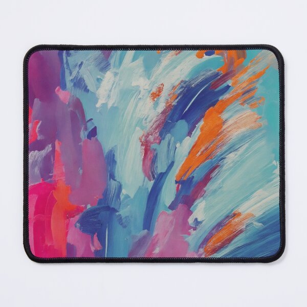 Artikelvorschau, Colorful Expression: A Vibrant Painting of Groovy Brush Strokes entworfen und verkauft von RedArtG09.
