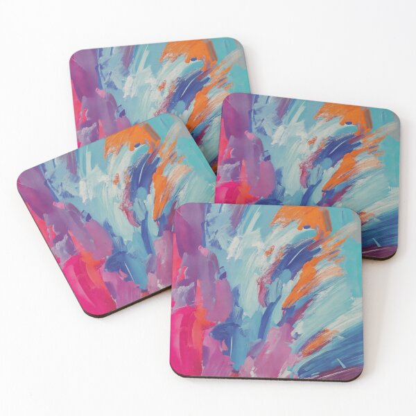 Artikelvorschau, Colorful Expression: A Vibrant Painting of Groovy Brush Strokes entworfen und verkauft von RedArtG09.