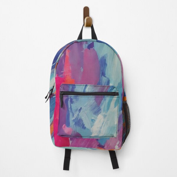 Item preview, Colorful Expression: A Vibrant Painting of Groovy Brush Strokes designed and sold by RedArtG09.