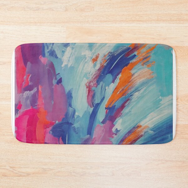 Item preview, Colorful Expression: A Vibrant Painting of Groovy Brush Strokes designed and sold by RedArtG09.