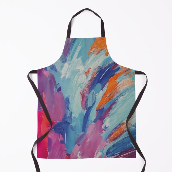 Item preview, Colorful Expression: A Vibrant Painting of Groovy Brush Strokes designed and sold by RedArtG09.