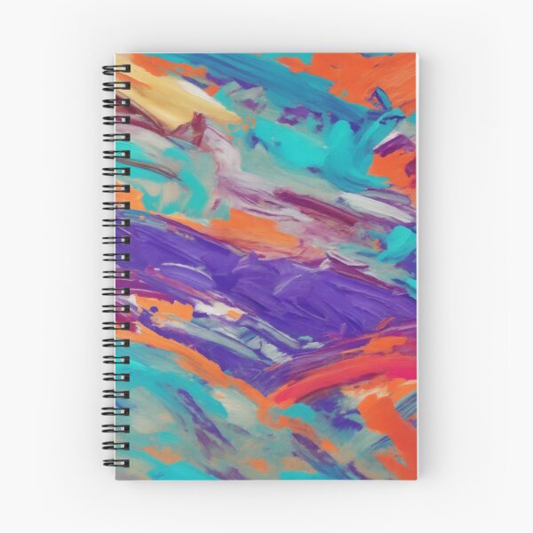 Item preview, Smooth and Vibrant: A Unique Artwork with Colorful Brush Strokes designed and sold by RedArtG09.