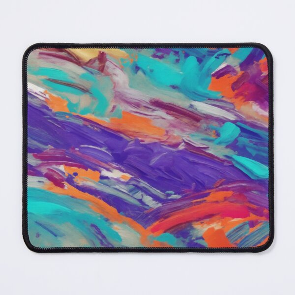 Artikelvorschau, Smooth and Vibrant: A Unique Artwork with Colorful Brush Strokes entworfen und verkauft von RedArtG09.