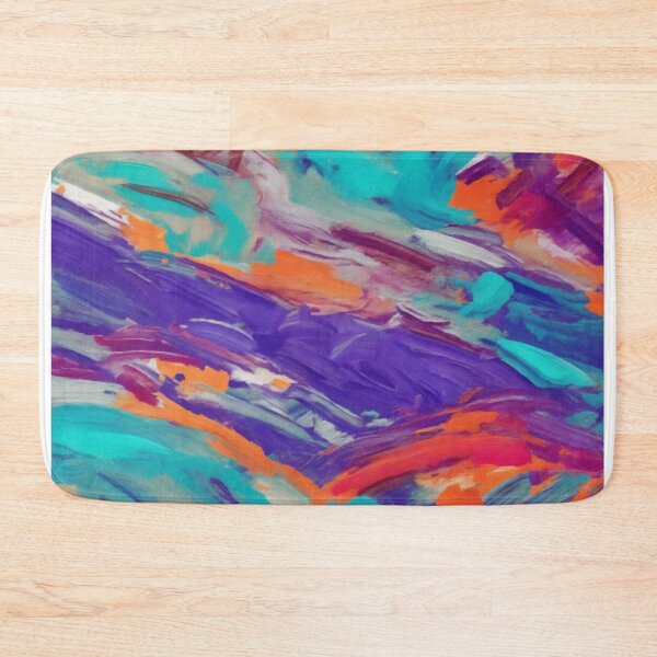 Item preview, Smooth and Vibrant: A Unique Artwork with Colorful Brush Strokes designed and sold by RedArtG09.