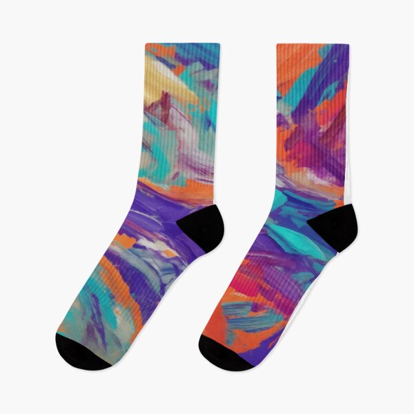 Item preview, Smooth and Vibrant: A Unique Artwork with Colorful Brush Strokes designed and sold by RedArtG09.