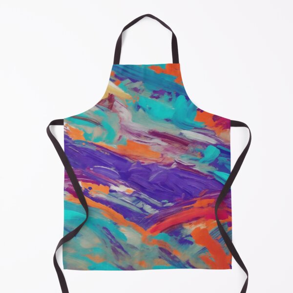 Item preview, Smooth and Vibrant: A Unique Artwork with Colorful Brush Strokes designed and sold by RedArtG09.