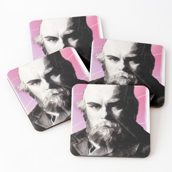 Item preview, French Poet Paul Verlaine illustration  designed and sold by Litstoy.