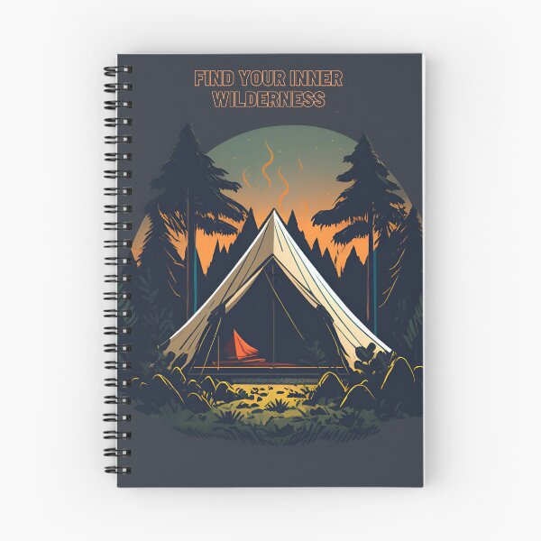 Item preview, "Embrace Solitude, Find Your Inner Wilderness" designed and sold by PRINT SCAPE.