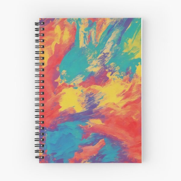 Item preview, Abstract Harmony: A Colorful and Smooth Brush Strokes Art Piece designed and sold by RedArtG09.