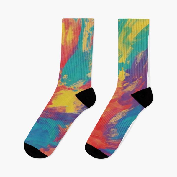 Item preview, Abstract Harmony: A Colorful and Smooth Brush Strokes Art Piece designed and sold by RedArtG09.