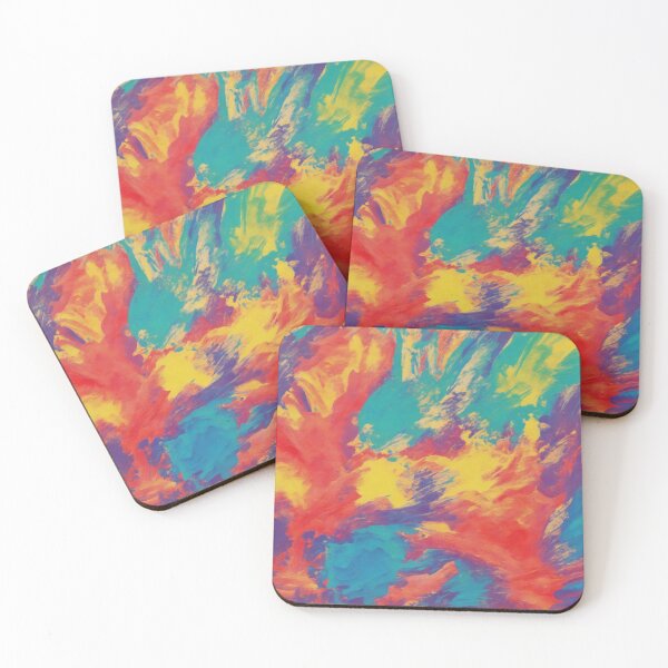 Item preview, Abstract Harmony: A Colorful and Smooth Brush Strokes Art Piece designed and sold by RedArtG09.
