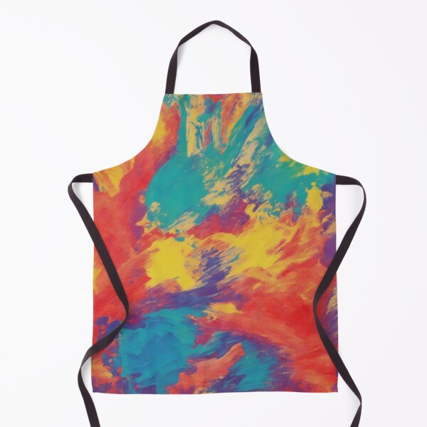 Item preview, Abstract Harmony: A Colorful and Smooth Brush Strokes Art Piece designed and sold by RedArtG09.