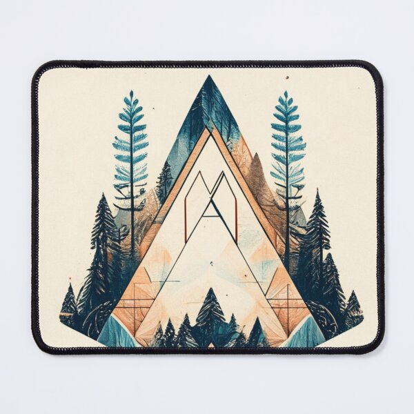 Artikelvorschau, Geometric pattern, abstract, triangle, forest, natural force, belief, architecture entworfen und verkauft von Gugurat.