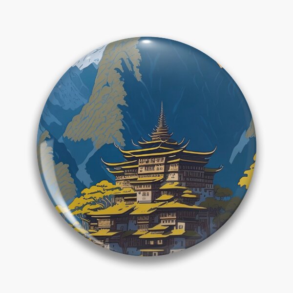 Item preview, The Tiger's Nest Monastery designed and sold by fleurdesignart.