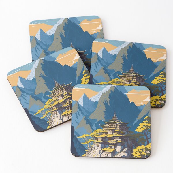 Item preview, The Tiger's Nest Monastery designed and sold by fleurdesignart.